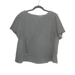 Philosophy Black & White Polka Dot Blouse - Women’s 1X